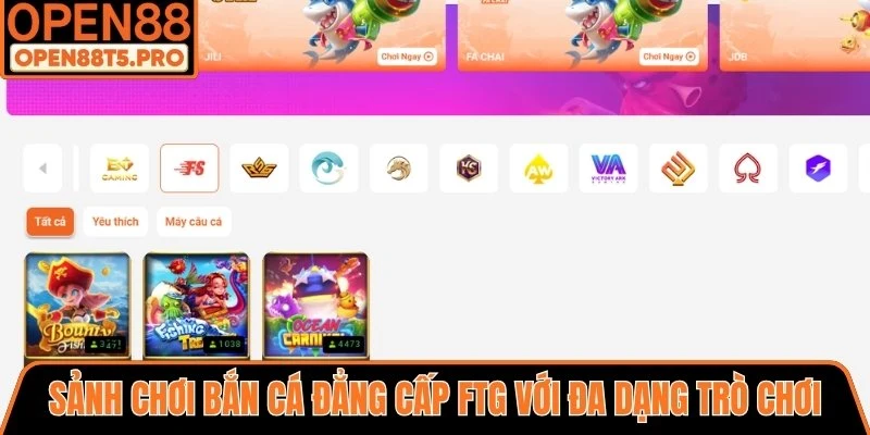 FTG với đa dạng trò chơi