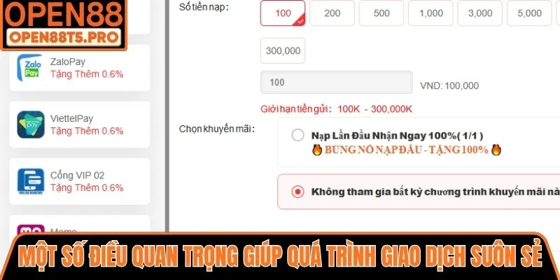 Một số điều quan trọng giúp quá trình giao dịch suôn sẻ