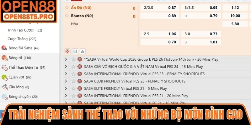 Trải nghiệm sảnh thể thao với những bộ môn giải trí đỉnh cao